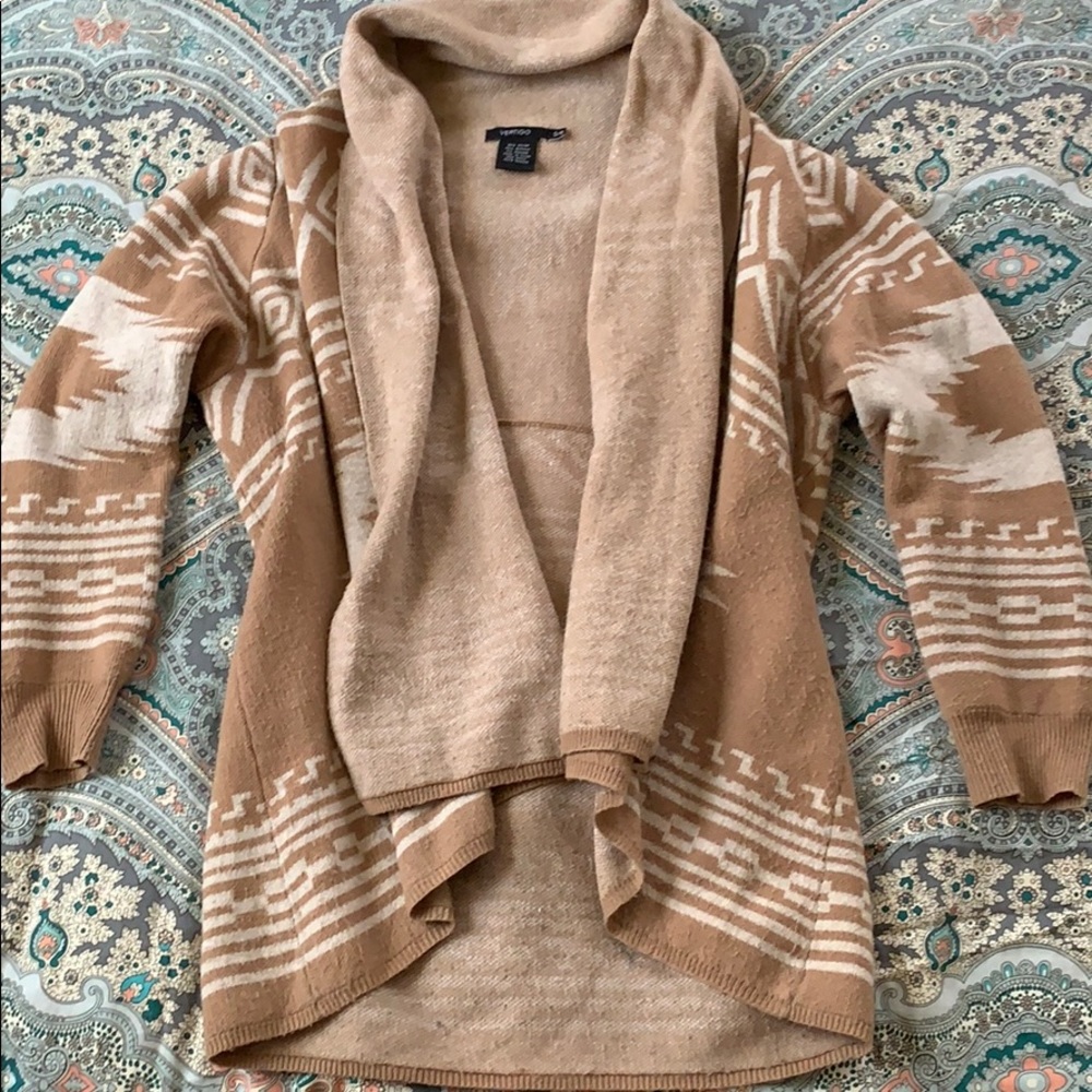 Cozy tan cardigan